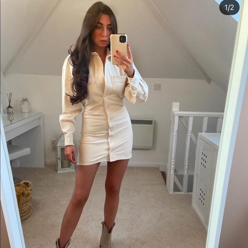 Zara button closure dress bloggers favorite - Picture 15 of 15